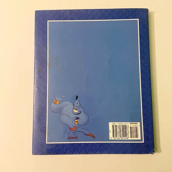 Vintage 1992 Disneys Aladdin  by A L Singer Hardcover Book DJ - Picture 2 of 16